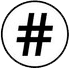 Hashtag Badge